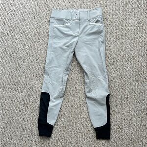 Equinavia khaki and Black Riding Pants